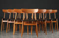 Sæt på 10 stole af teak, 1950erne, dansk møbelproducent 10