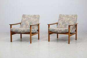FÅTÖLJER, ett par, teak, 19501960-tal