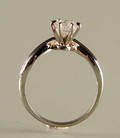 Solitaire ring ca. 0.83 ct.  Denne auktion er annulleret - se nu vare 1899770