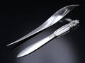 Georg Jensen. To papirknive, Konge og Torun i sølv og sterlngsølv 2