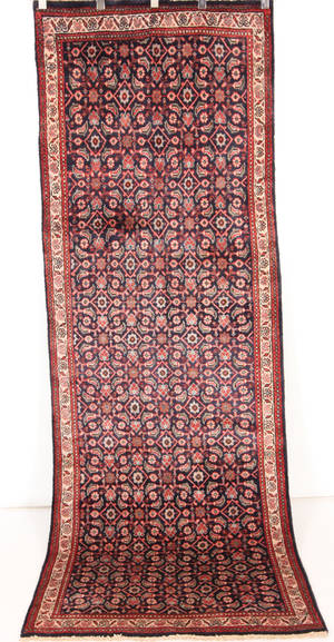 Persisk handknuten gallerimatta old Mahal 307x105 cm
