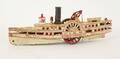 Båt i gjutjärn, Wilkins Toy Company, New Hampshire, USA, 181900-tal