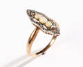 Vintage ring ca. 1910, 14 kt gul og hvidguld Denne vare er sat til omsalg under nyt varenummer 4103976