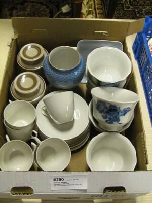 KD KAFFEGODS, 5 SKÅLAR, VAS, BG-SKÅLAR