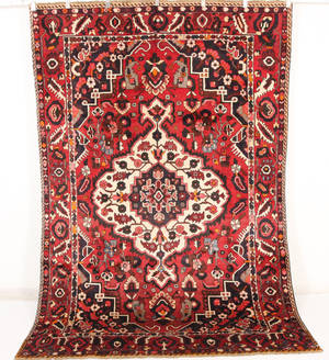 Persisk handknuten matta Bakhtiari, mått 310x210 cm