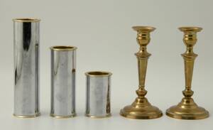 Ljusstakar, 5 delar. bland annat. englesson