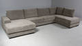Dänisches Design, großes Sofa mit Chaiselongue, Modell Jane, drei Elemente 3