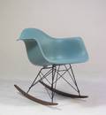 Ray und Charles Eames, Rocker RAR, Plastic Armchair Türkis