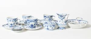 Kaffeservisdelar, Musselmalet, Royal Copenhagen