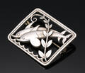 Georg Jensen broche af sterlingsølv dessin nr. 251 