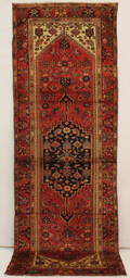 Persisk Hamadan løber, 338 x 117 cm.