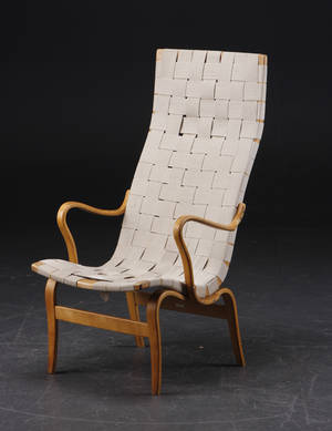 Bruno Mathsson. Eva højrygget hvilestol