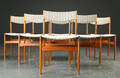 Seks stole af teaktræ, Dansk design, 1960erne. 6