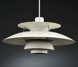  Poul Henningsen. PH 5 Pendel, hvid