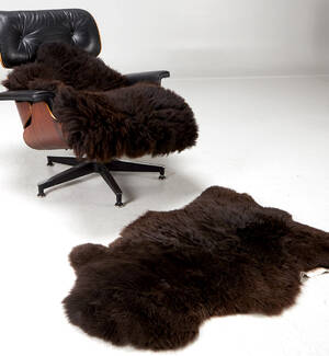 Fårskinn, danska, 2 st