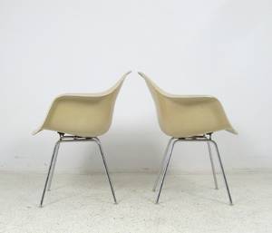 Charles  Ray Eames, Paar Armlehnstühle Modell DAH von Vitra 2