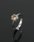 Solitairering med brillant på ca. 2.00 ct