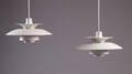 Poul Henningsen. Par PH-5 pendler, hvidlakeret 2