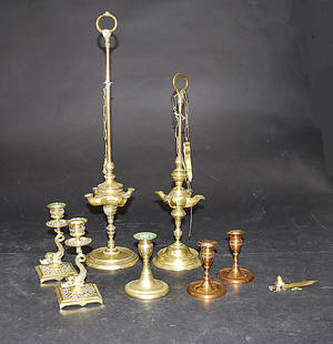 Samling stager og olielamper7
