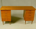 Skrivbord, teak, 1960-tal