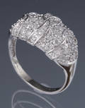 Diamantring, ca. 1.00 ct