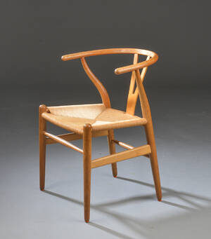 Hans J. Wegner. Stol af eg, model CH24 Y-stol