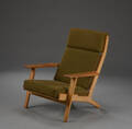 Hans J. Wegner. Lænestol af egetræ GE 290 A.