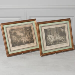 KOPPARSTICK, 2 st, med erotiskt motiv, troligen 17001800-tal