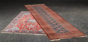 To orientalske tæpper, 363 x 90 cm, 202 x 132 cm  2