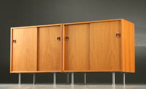 Par skabe, teaktræ, dansk møbelproducent 2