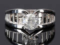 Diamant solitairering, ca. 1.00 ct