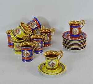 10 st kopp  fat, Östtyskland