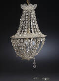 Sækkeformet prismelysekrone
