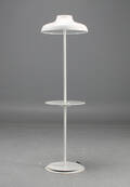 Niclas Hoflin. Rubn, golvlampa Bolero med bord, vit blank