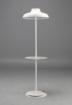 Niclas Hoflin. Rubn, golvlampa Bolero med bord, vit blank