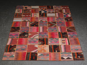 Persisk kelim patchwork, 303x212 cm.
