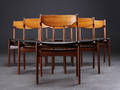 Dansk møbelproducent. Sæt på seks stole, teak. 6