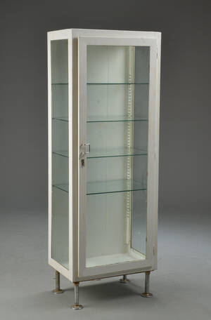 Tandlægeskab af hvidlakeret metal