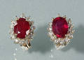 Par rubin og diamantørestikker 2