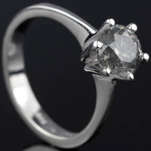Solitaire ring ca. 1.53 ct.