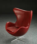 Arne Jacobsen. Ægget.Indian Red Elegance læder   Denne vare er sat til omsalg under nyt varenummer 4113045