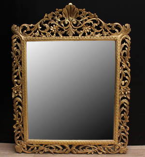 Spegel, barockstil.