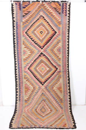 Persisk Harsin kelim, 300x132 cm.