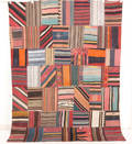 Persisk Patchwork kelim, 255x200 cm.