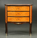 Kommode af rosentræ, Louis XV stil