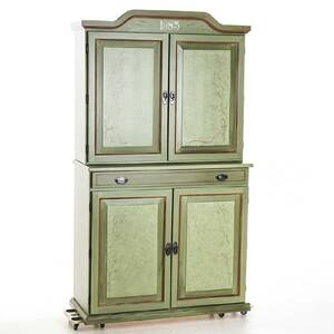 SKÅP, 2-delat, bär datering 1985