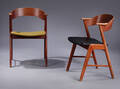 Kai Kristiansen. Et par armstole af teak og fineret teak. 2