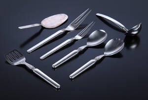 Horsens Sølvvarefabrik. Windsor serveringsdele af sølv 7