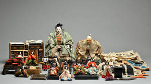 Samling japanske dukker 1900 tallet 35