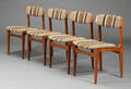 Dansk møbelproducent. Spisestole, teaktræ 4